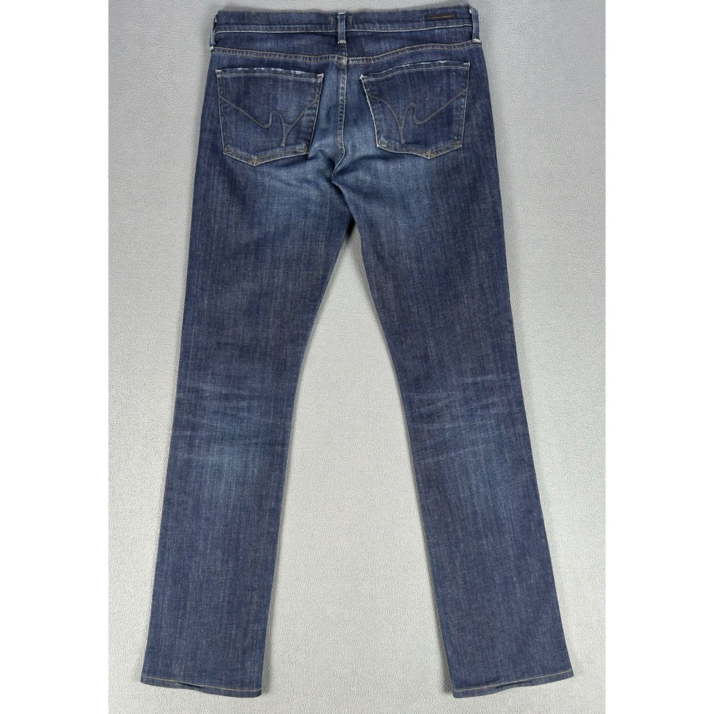 Citizens Of Humanity Jeans Womens 29 Blue Distressed Straight Leg Americana - Picture 5 of 10